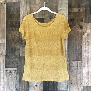 Lauren Ralph Lauren Petite - Metallic Gold Sweater Top